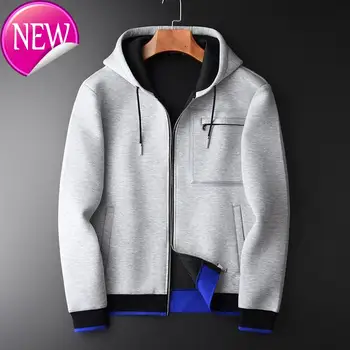 

with Grey sweatshirt high-quality cloth hat, masked sweatshirt, large 3XL 4XL, Sweatshirt