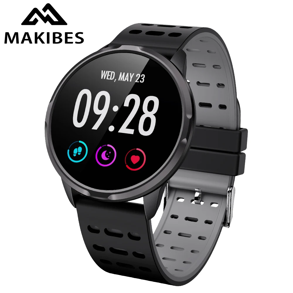 

MAKIBES T3 PRO 1.3“ Smart watch 20days standby IP68 waterproof Heart rate monitor Fitness tracker Sports Bracelet for Men women