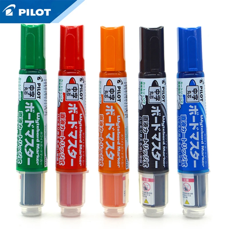 Japanese PILOT Whiteboard Pen Combination WBMAVBM-M Direct-liquid Large Capacity Business Office Replaceable Core Whiteboard Pen Japanese PILOT Whiteboard Pen Combination WBMAVBM-M Direct-liquid Large Capacity Business Office Replaceable Core Whiteboard Pen