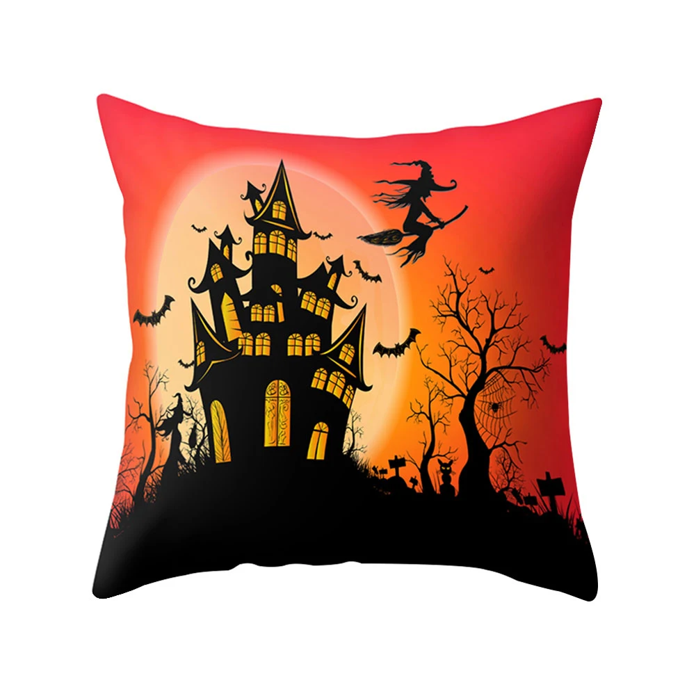 Тыква Happy Halloween детская подушка с призраком Чехол Подушка для дивана кровать автомобиль Кафе Декор хорошее украшение для дома и автомобиля стулья для кафе библиотеки