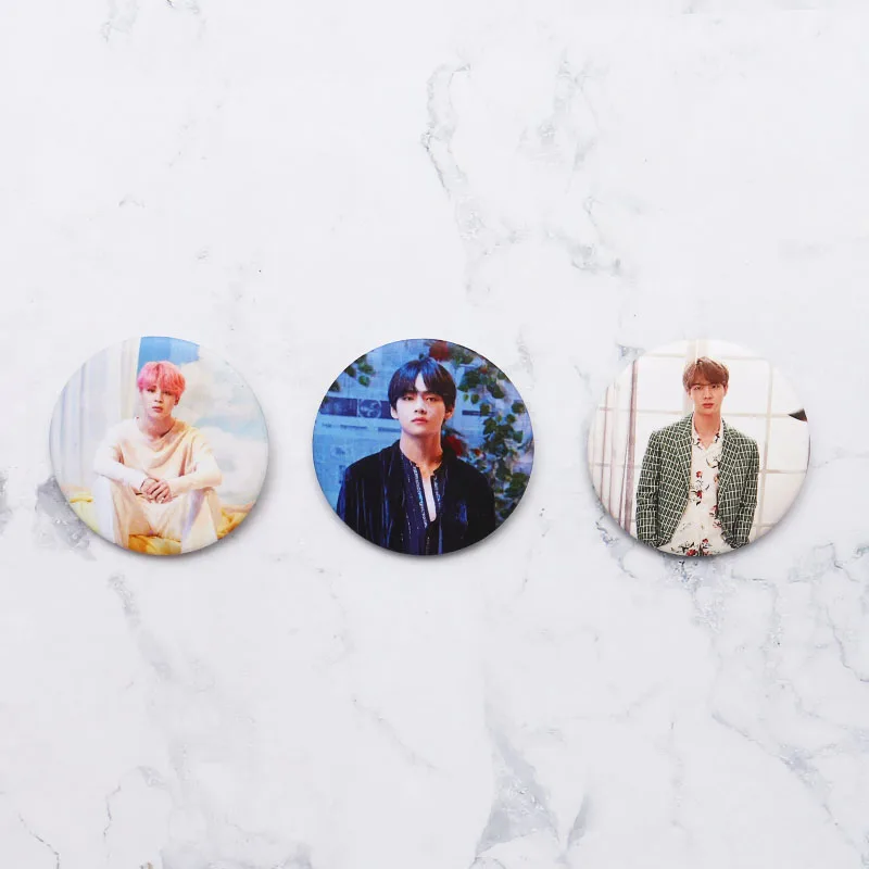 Год-конец клирансы KPOP Bangtan мальчики булавки альбом брошь значок аксессуары для одежды шляпа украшение для рюкзака