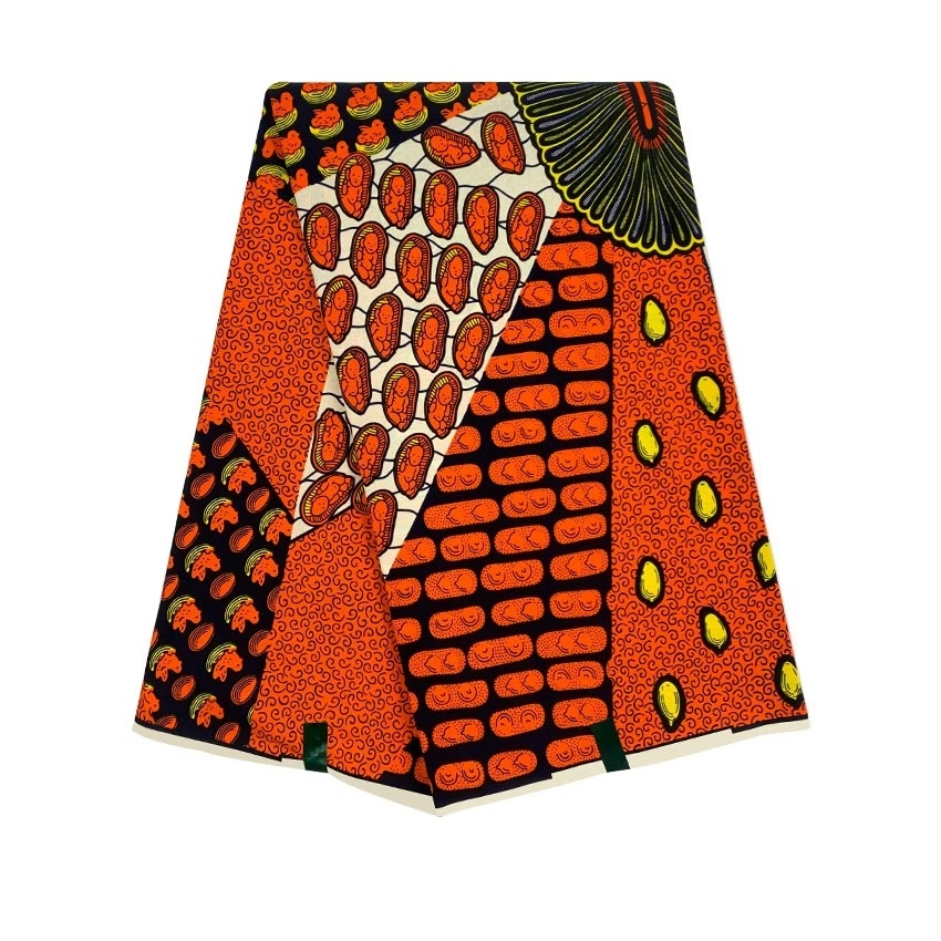 

Ankara Fabric Wax Printing 100% Cotton 2022 New Tissus Wax Pagne African Rapper Batik Fabric For African Women's Clothing Sales