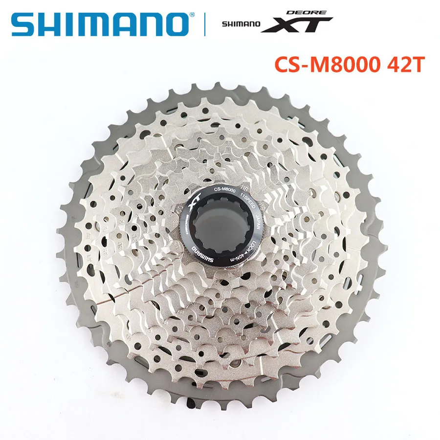 SHIMANO DEORE XT CS-M8000 кассета Звездочка 11S скорость 11-40T тип карты для горного велосипеда маховик Shimano оригинальные аксессуары для велосипеда