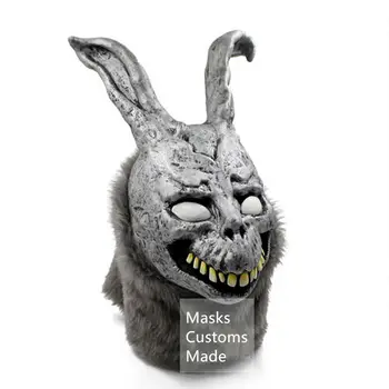 

Donnie Darko Frank the Bunny Mask Latex Overhead with Fur Adult Costume Cosplay Prop Scary Masks Halloween