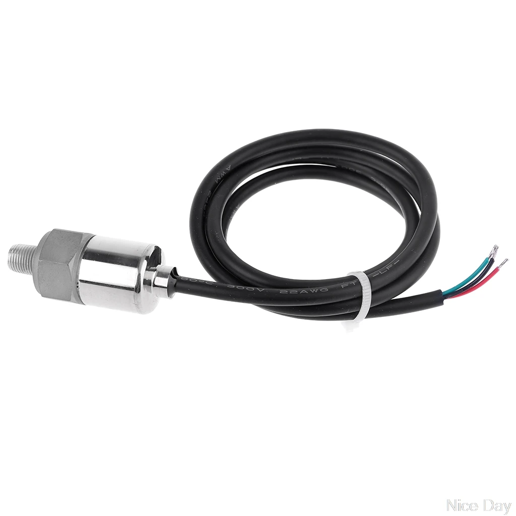 0-10/20/30bar 1/8" Input 8-32V Output 0-5V/4-20mA Pressure Transmitter Transducer Oil Water My12 20 Pressure Sensor