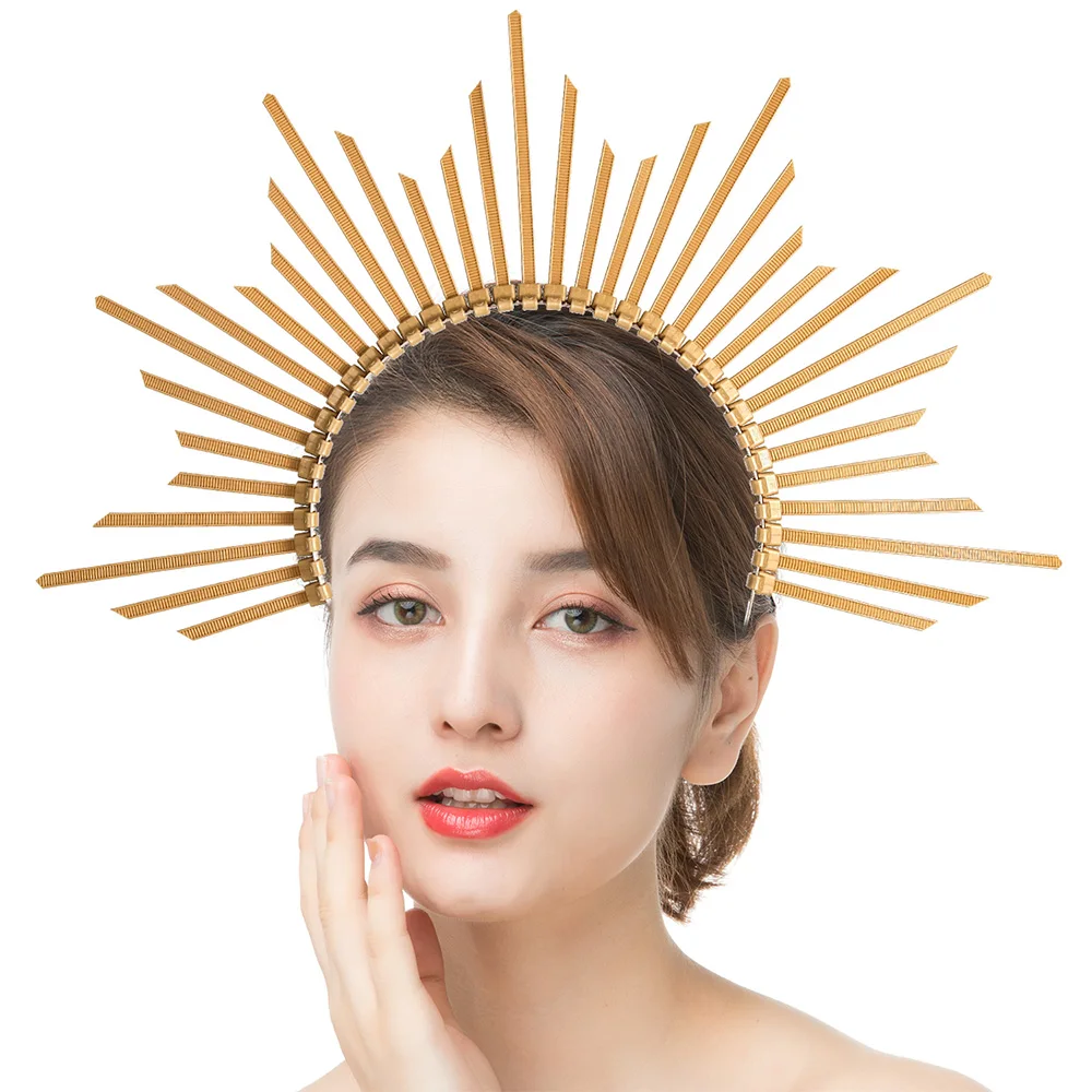 Gold Crown Hair Band for Cosplay and Party hair accessory hair headdress hair band crown