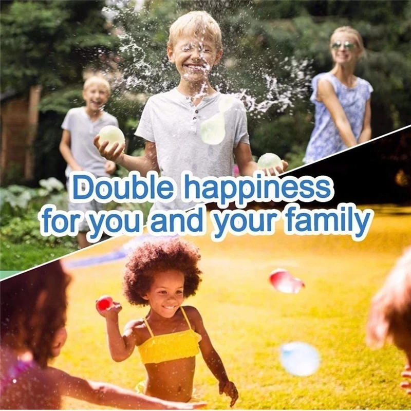 111pcs Filling Water Bombs Multicolor Balloon Children Water War Game Supplies Kids Summer Outdoor Beach Toy Party Decoration