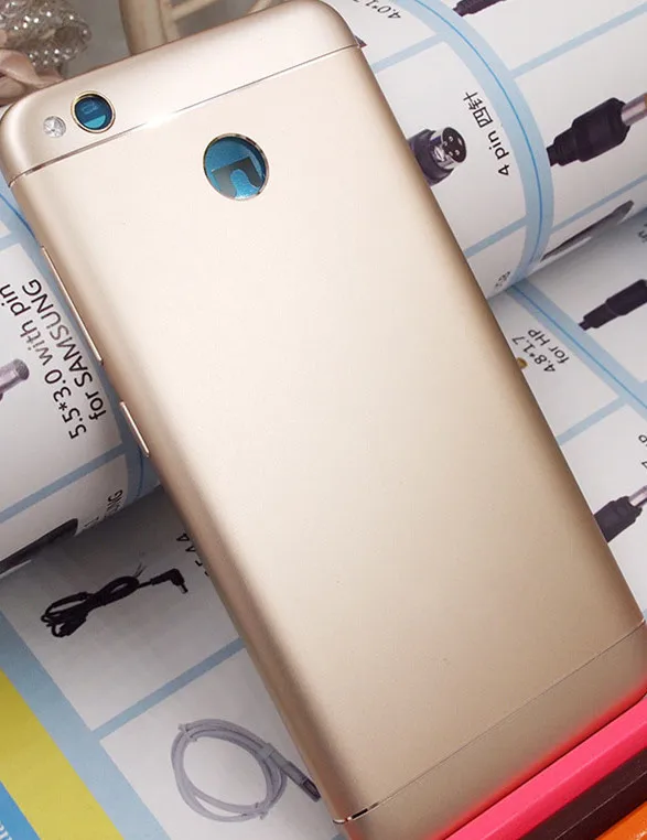 Черный Для Xiaomi Redmi 4X задняя крышка батарейного отсека задняя дверь чехол для Xiaomi Redmi 4X Крышка батарейного отсека Запасные части - Цвет: Черный
