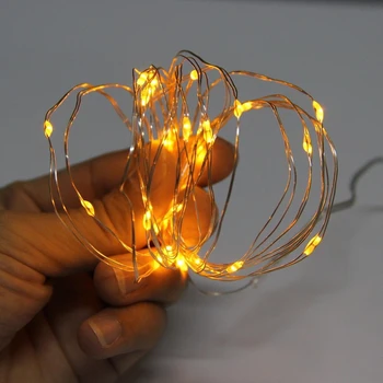 

1M Battery Operated String Fairy Light 10 LED Xmas Light Party Wedding Lamp Q0KF