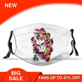 

Naruto Mouth Face Mask Loyalty Facial Mask Pretty with 2 Filters Polyester Adult Mask