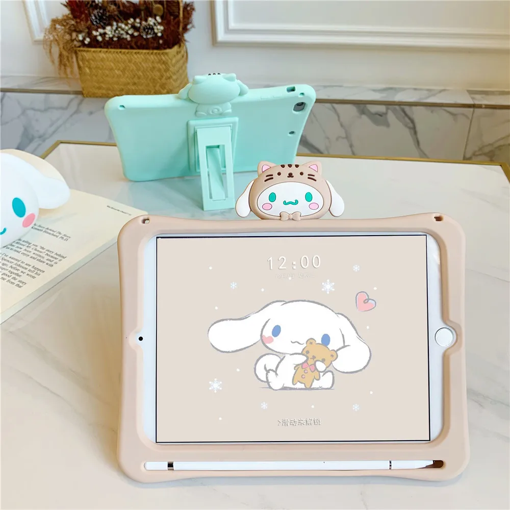 Детский Подарочный безопасный мягкий чехол для iPad 2/3/4 9 7 '' милый силиконовый