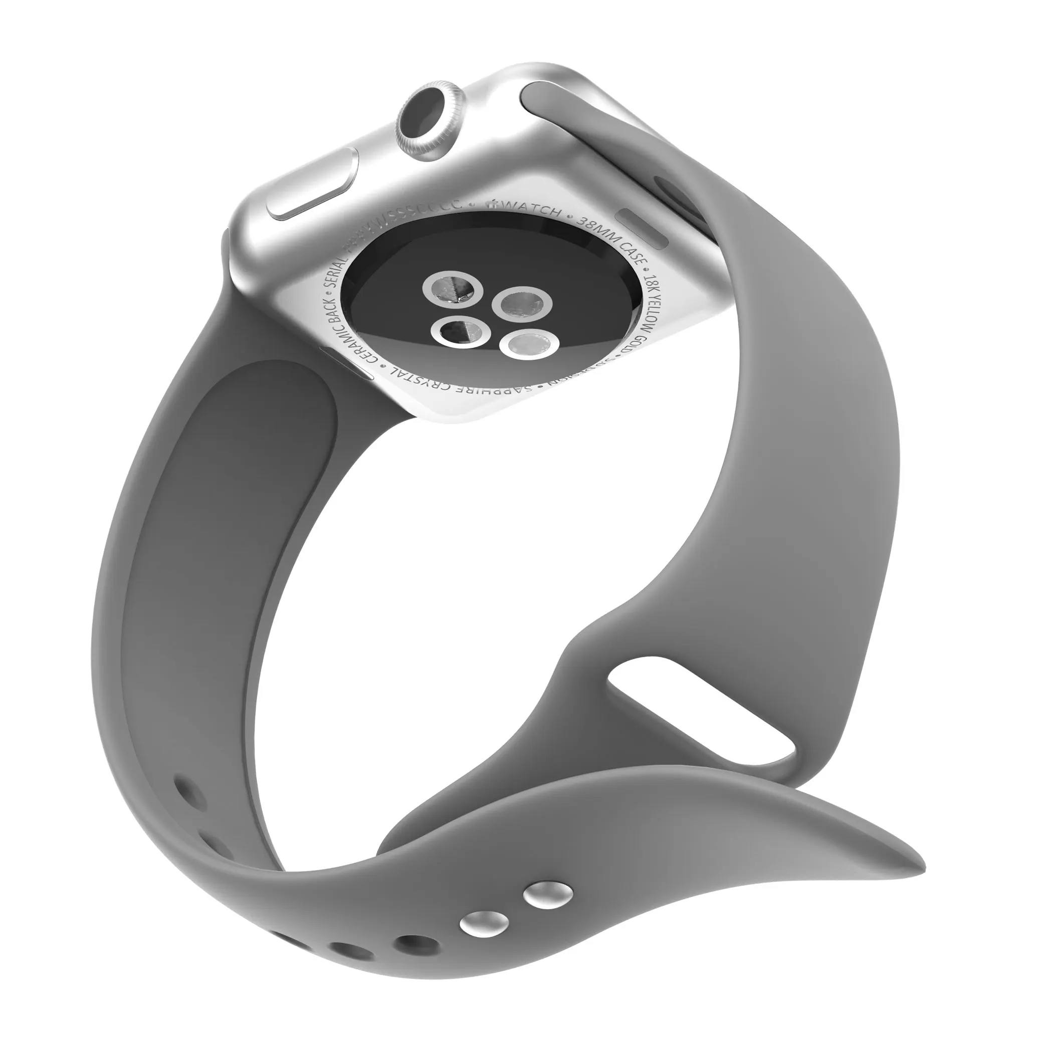 Yayuu силиконовые спортивные двойные ремешки с пряжками для наручных часов Apple Watch, Series1/2/3/4, браслет на запястье, ремешок для Apple SmartWatch Band Замена