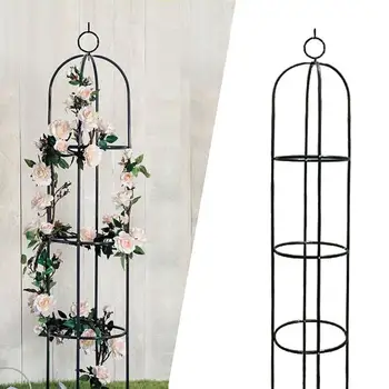 

Iron Plant Growth Bracket Garden Trellis Plant Support For Home Garden Climbing Vines Flowers Stands 194x40cm