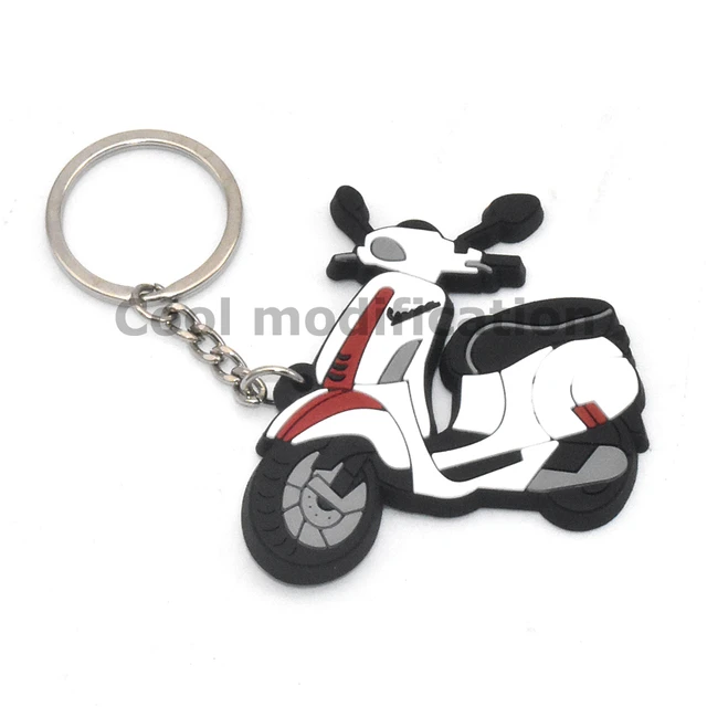 llavero moto carbon fiber keychain for vespa sprint gts 300 primavera 946  sei giorni Motorcycle Accessories llaveros para hombre - AliExpress