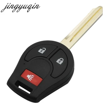 

Jingyuqin Cut/Uncut 3 Buttons Remote key For Nissan Versa 2012-2015 For Nissan Rogue Original key