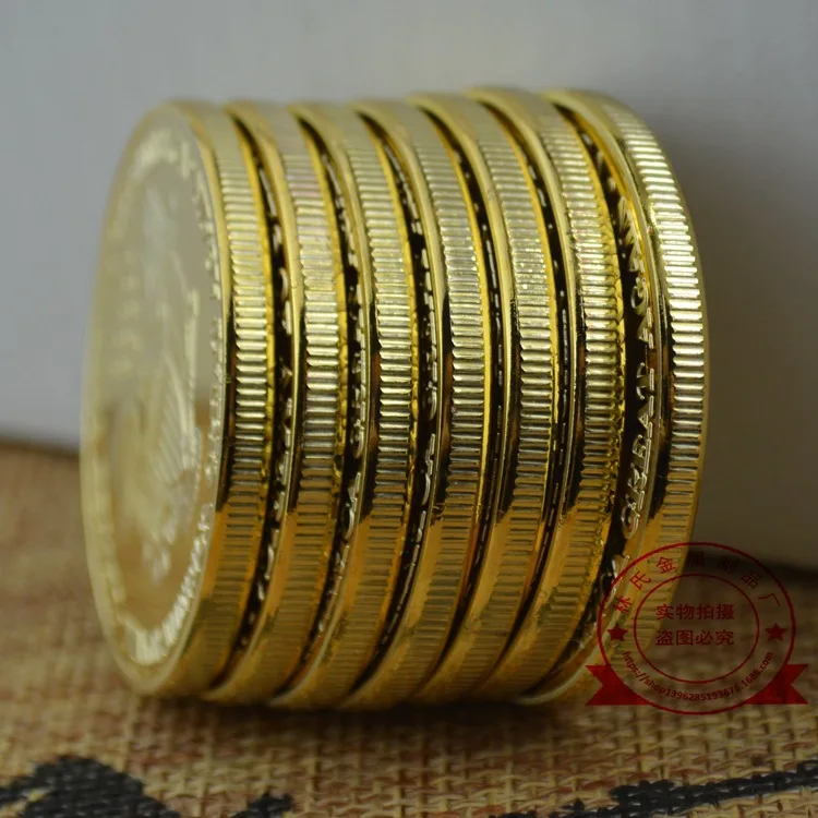 America Challenges Hollow out Chips Props Poker Card Guard LUCKY Commemorative Coins Color Baking Varnish Metal Souvenir Medal-3