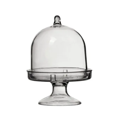Необычный, прозрачный пластиковый лоток коробка для конфет Круглый DIY коробка для хранения сладостей торт для дома, дня рождения, свадьбы, украшения контейнер для закусок - Цвет: Transparent