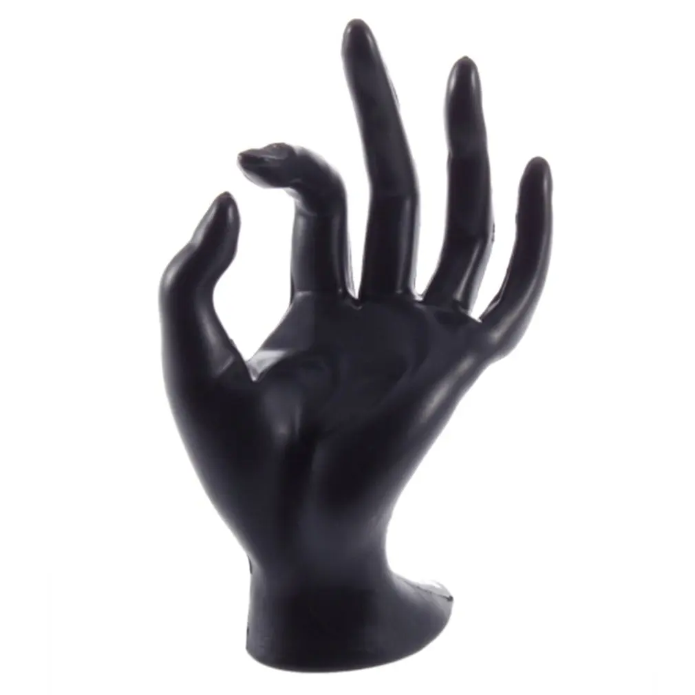 

Jewelry Display Ring Bracelet Necklace Hanging Hand Holder Stand Show Rack Resin Promotion Creative OK Jewerlry Holder Container
