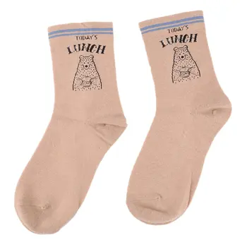 

1 Pair of Korean Style fashion Harajuku Street Hip Hop Socks Unisex Funny Men Socks Happy Skateboard Pure Cotton Women Socks