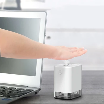 

Alcohol Sprayer Automatic Induction Disinfection Intelligent Machine, Hand Sanitizer Dispenser Non-Contact 45ML Capacity
