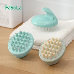 Silicone Hair Massage Brush Wet and Dry Deep Clean Soft Shampoo Brush Relieve Fatigue Massage Artifact Hair Spa Beauty Comb