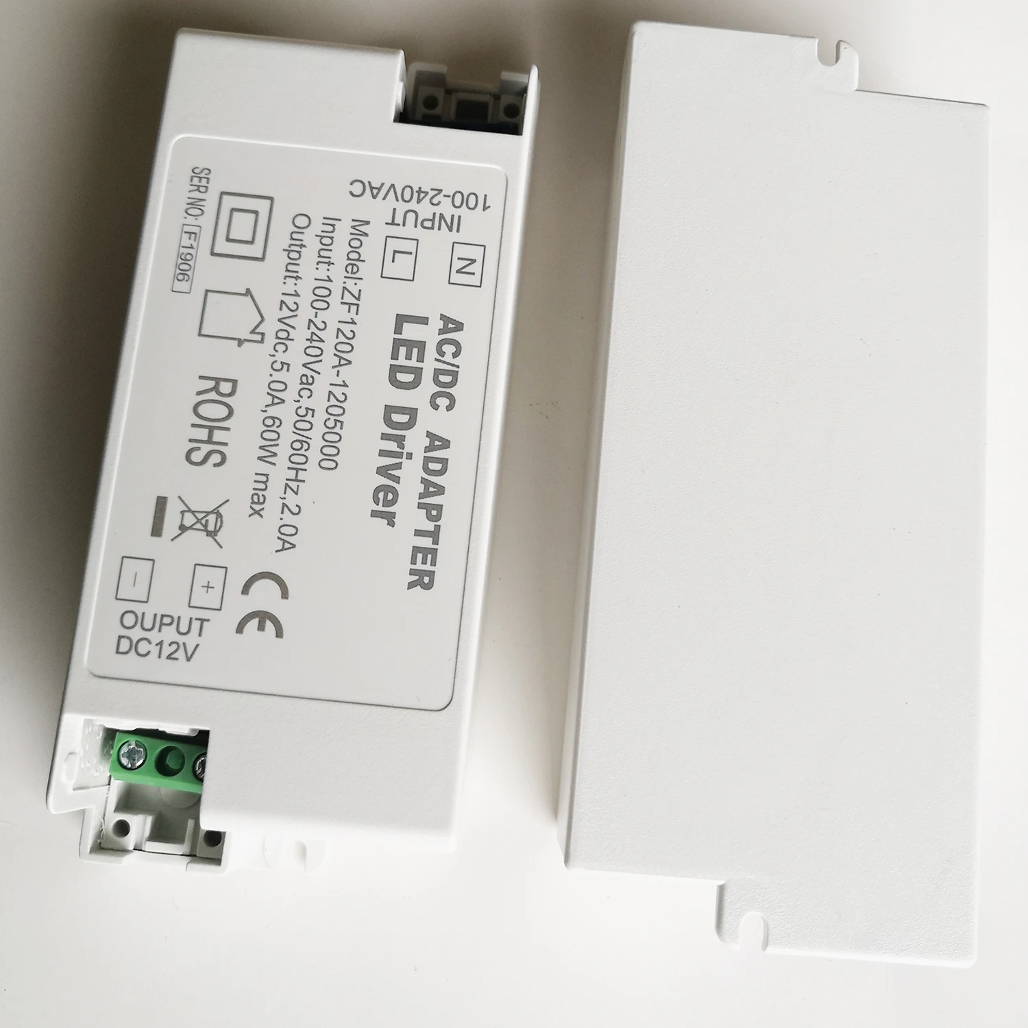 ZF120A-1202500 ZF120A-1205000 12VDC 30 Вт 60 Вт AC/DC адаптер Светодиодный драйвер балласт для потолочных огней погребенные люминесцентные лампы