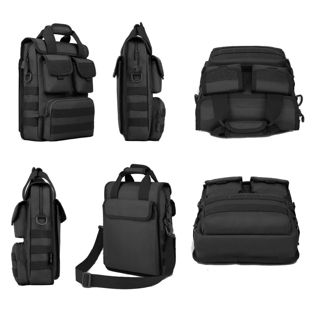 Тактический портфель военная сумка мессенджер на плечо для ноутбука 12 дюймов