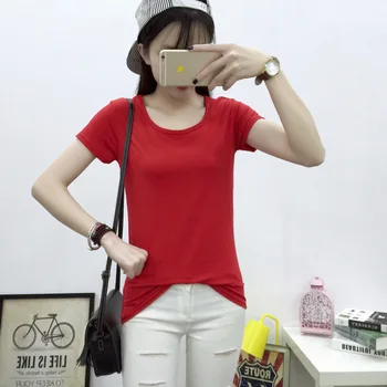 

New Cotton T-shirt Women Printing T Shirt Summer Clothing Female