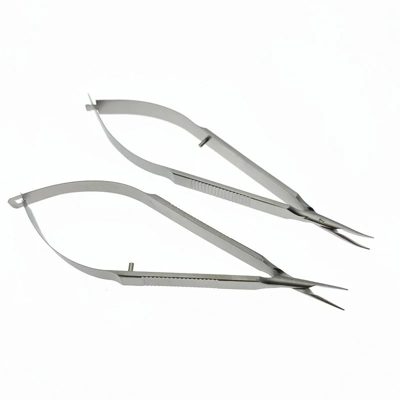 

Stainless steel Castroviejo Needle Holder 12.5cm curved or straight head Dental ophthalmic eye instruments