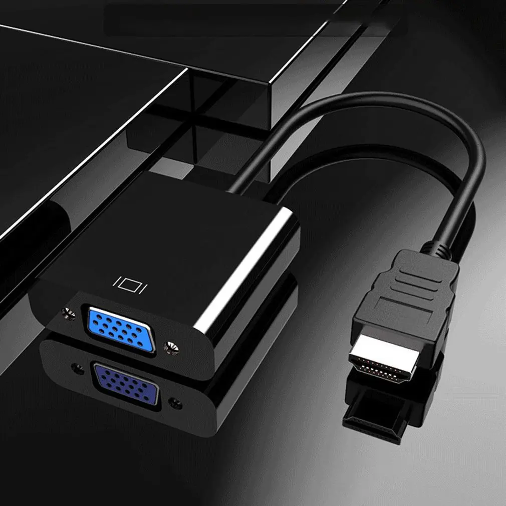 Amkle адаптер hdmi-vga кабель конвертер HDMI VGA кабель Поддержка 1080P с аудио кабелем для HD tv xbox PS3 PS4 ноутбука ТВ коробка