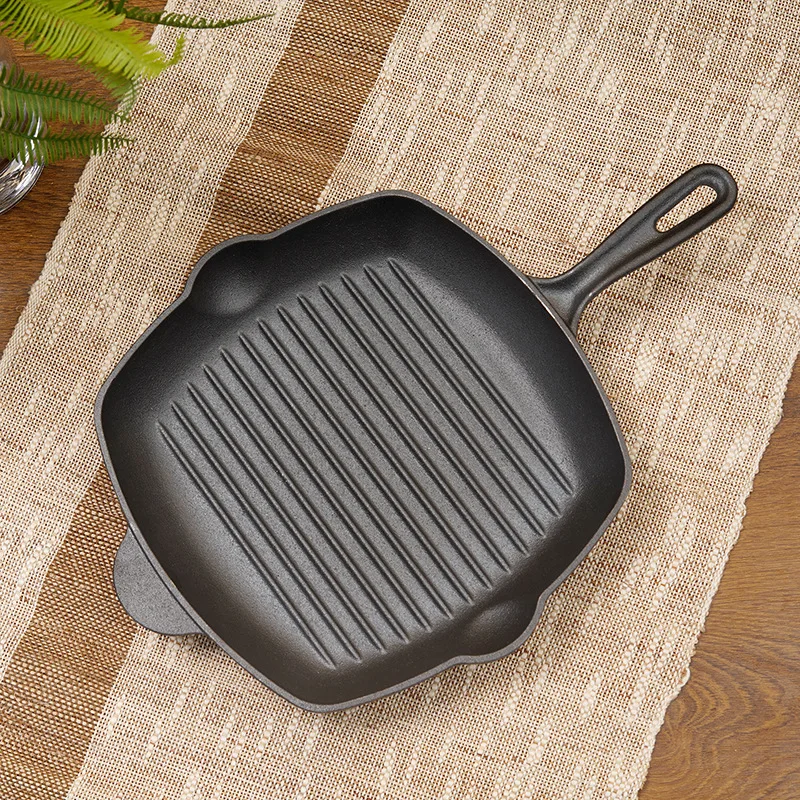 

Cast Iron Pan Non-stick Stone Layer Frying Pot Cooker Egg Use Gas And Induction Cookware Not Sticky Frying Pan