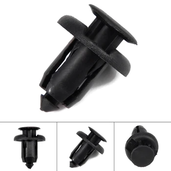 

Splash Guard Rivet Rivets Retainer Clips Black for Honda Acura Push-Type Bumper Retainer Clips 100pcs Fittings