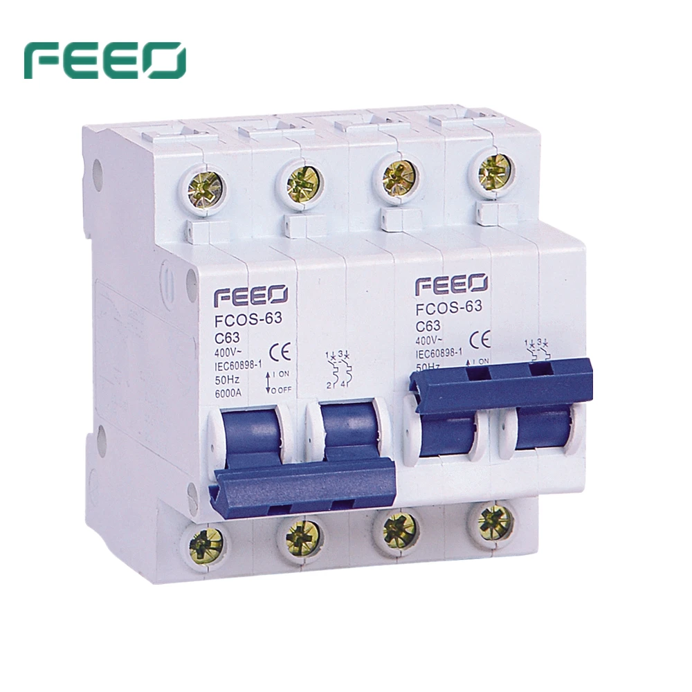 

FEEO 2P+2P 63A AC Dual power Manually Transfer Switch MTS Interlock Circuit Breaker
