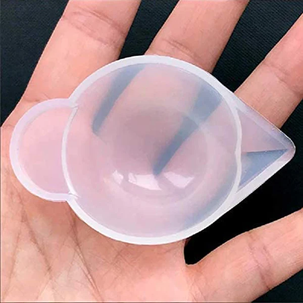 10 Pcs Silicone Mold Cup Dispenser, Mini Measuring Cup,Modulation Tools for DIY Epoxy Resin Craft