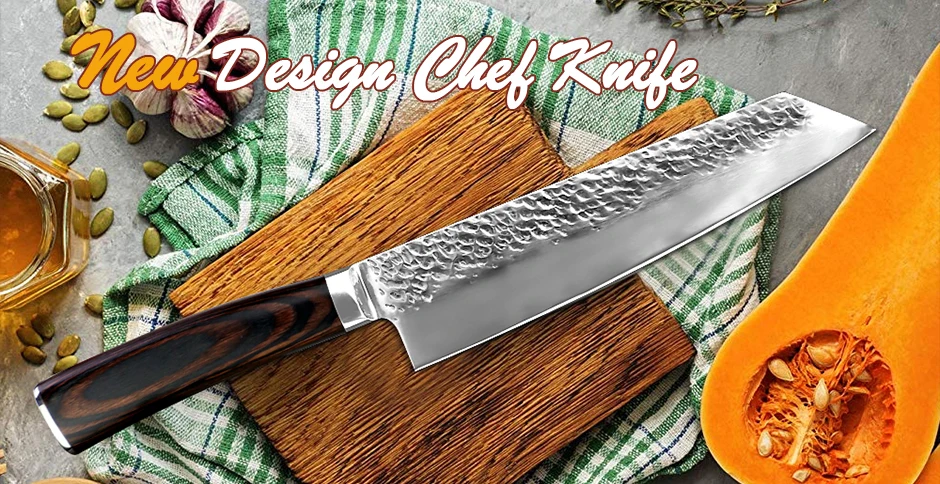 Кухонный нож поварские ножи 5 7 8 дюймов высокоуглеродистая Нержавеющая сталь 7CR17 440 замороженные мясо рыба нож для очистки овощей резак для приготовления пищи