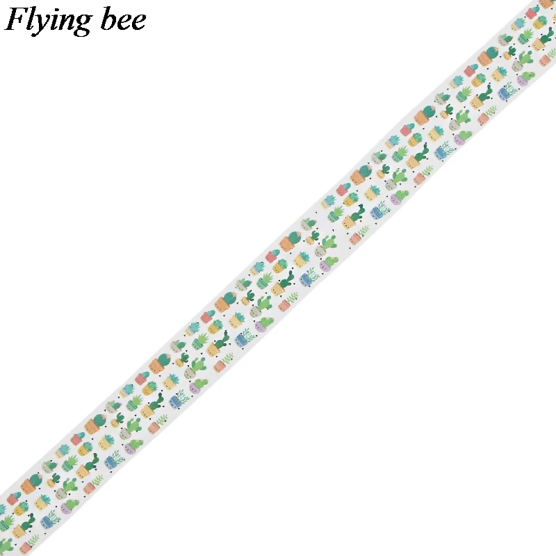 Flyingbee 4 шт./компл. Творческий фруктовая лента арбуз клейкая лента киви Бумага лента Washi Кактус в комплекте ленты лента Набор DIY подарки X0644
