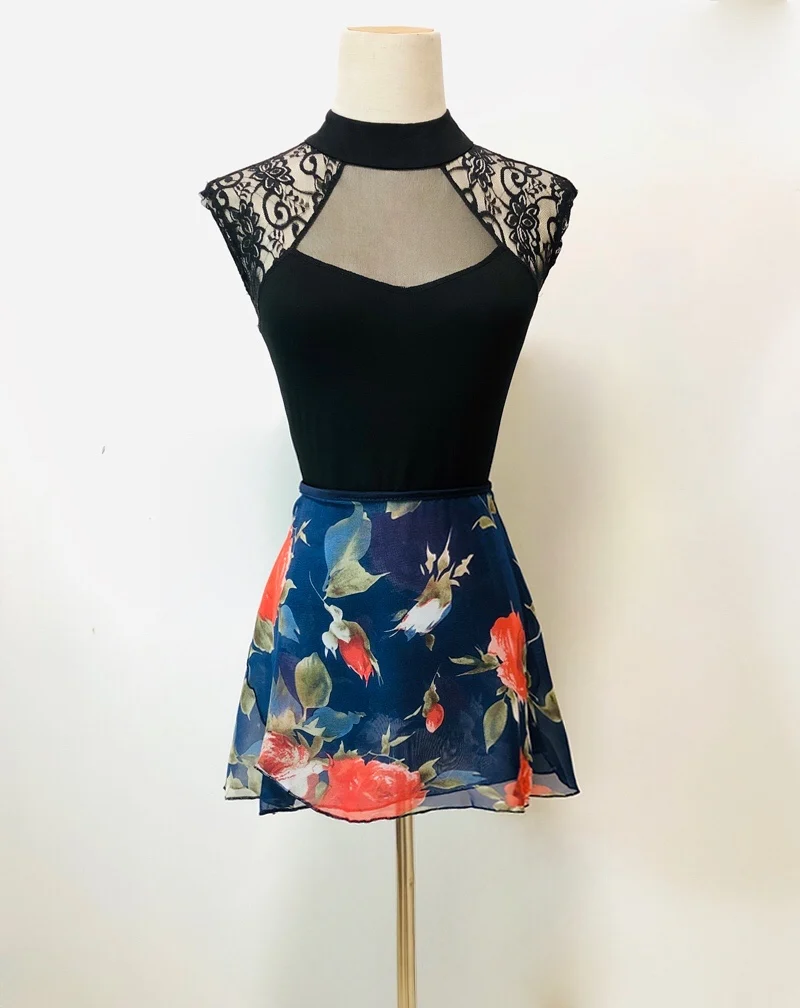 Ballet Apron Skirt Adult 2022 New Chiffon Flower Practice Leotard Dancing Wear Girls Floral Print Ballet Tutu Dancing Dress Ballet Apron Skirt Adult 2022 New Chiffon Flower Practice Leotard Dancing Wear Girls Floral Print Ballet Tutu Dancing Dress