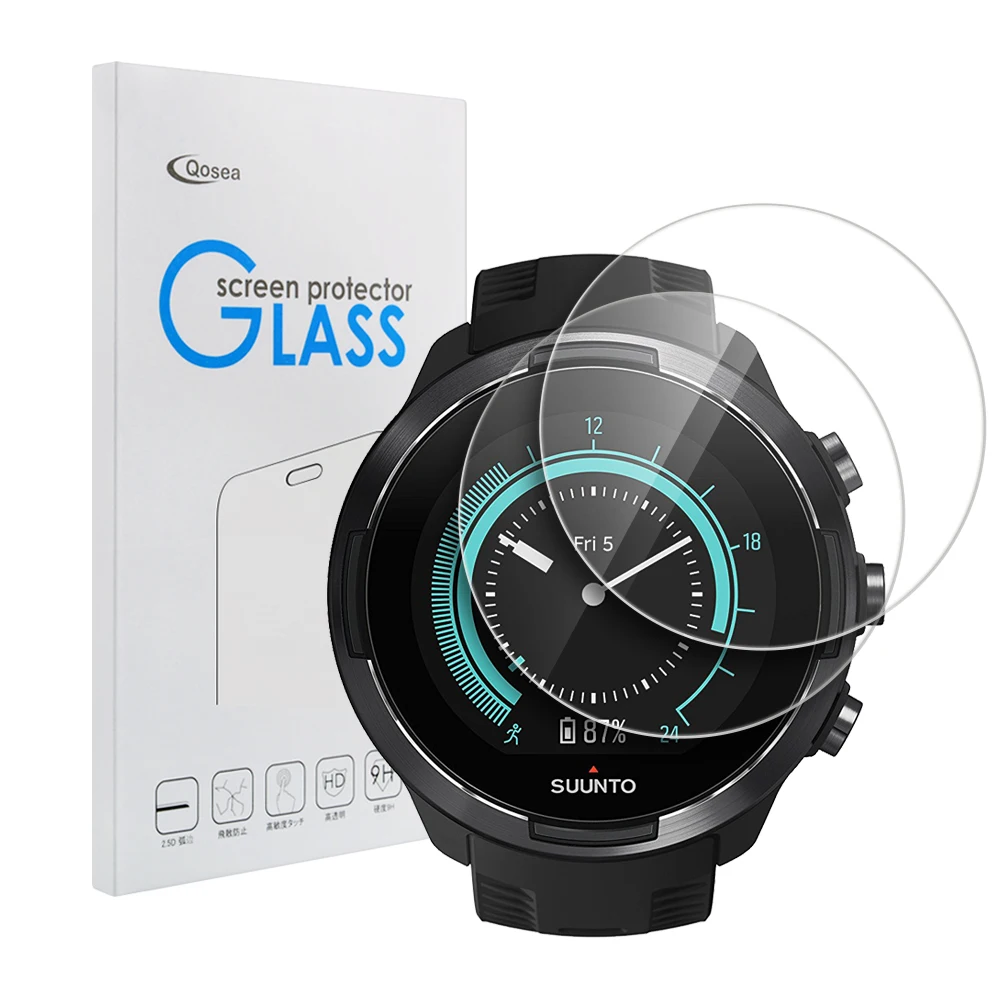 4 Pcs Tempered Glass Screen Shield For SUUNTO 9 Smartwatch 9H Ultra Clear Protective Film On Suunto D5 Watch Protector | Электроника