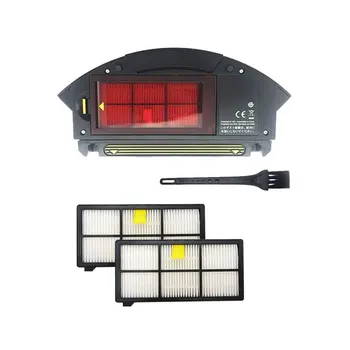 

Dust Collection Box Dust Filter Box Dust Collector For Irobot Roomba 800 Series Filter Black Brushes