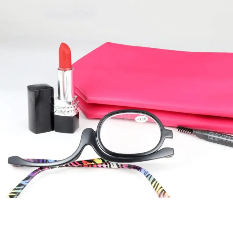 Увеличительный макияж Вращающиеся Очки для чтения складные очки косметический