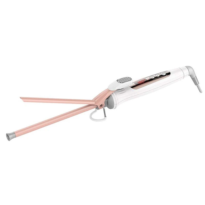 

9MM Curling Tongs Hair Curler Professional Tourmaline Ceramic Barrel Curling Iron Unisex for Men Women EU Plug