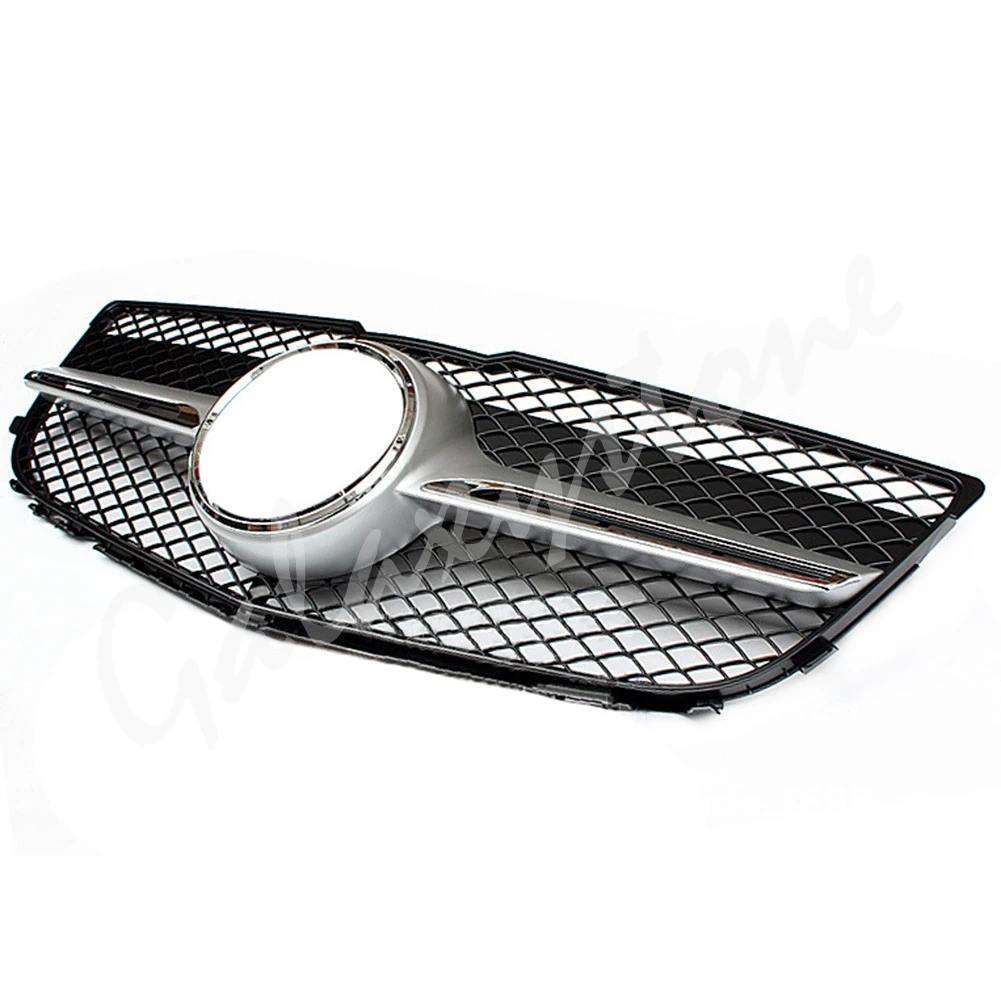Передняя решетка бампера для Mercedes Benz GLK класс X204 GLK250 GLK300 GLK350 2013 AMG черный хром