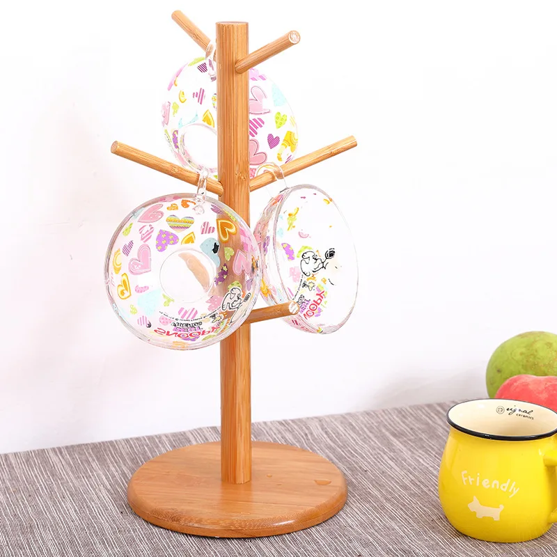 Moso bamboo подстаканник простой дерево подстаканник деревянная кружка для организации хранения дома креативная стеклянная полка для пластикового стеллажа