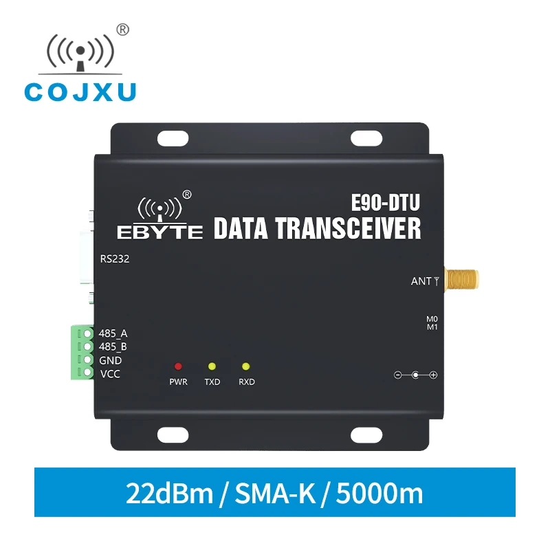 

SX1268 433MHz Lora Modem Ad Hoc Network RS232 RS485 22dBm 5km Long Range PLC RSSI SMA-K LBT Cojxu E90-DTU-400SL22 Transceiver