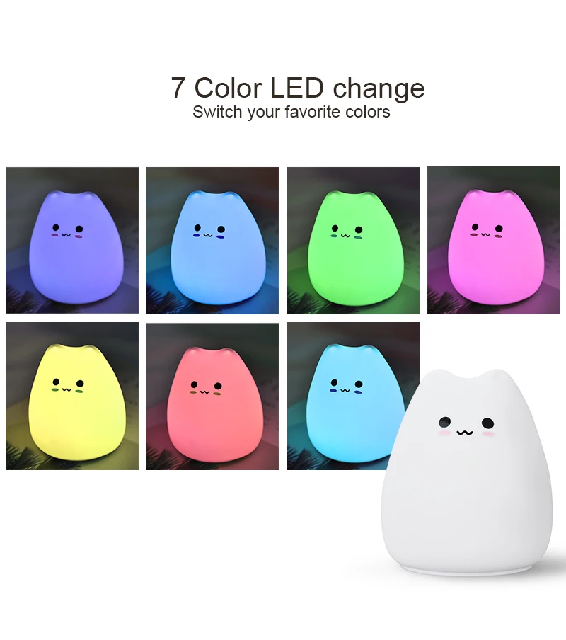 7 colours LED change