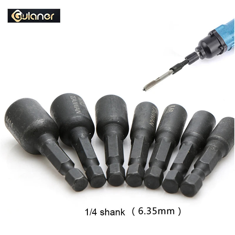 M4M16 Tap Sterven Socket Adapter 1/4 ''Hex Shank Vierkante Driver