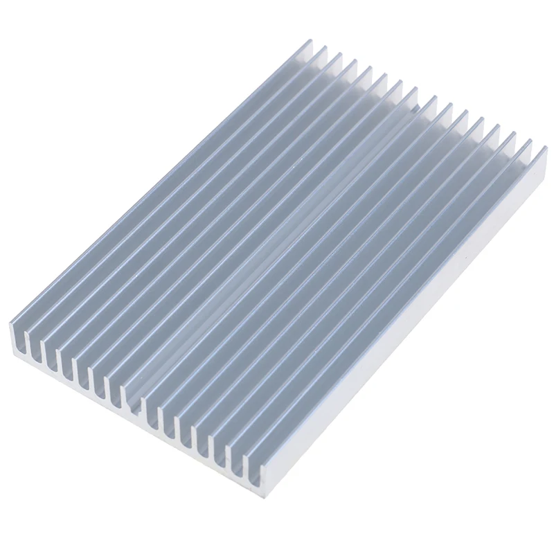 100x60x10mm DIY 쿨러 알루미늄 방열판, 그릴 모양 라디에이터 방열판 칩 IC LED 전력 트랜지스터
