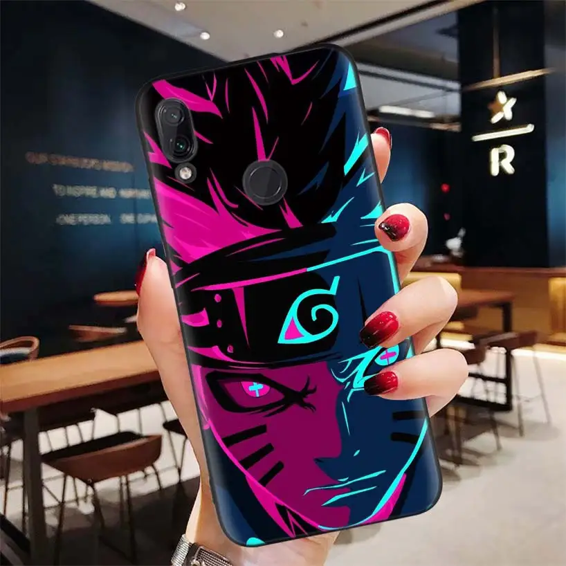 Аниме «Наруто» все HD черный чехол для спортивной камеры Xiao mi Red mi Примечание фотоаппаратов моментальной печати 8 7 7S 7A 6 S2 GO K20 Pro+ 6A mi 6X 5X A1 CC 9 8 мягкий чехол для телефона
