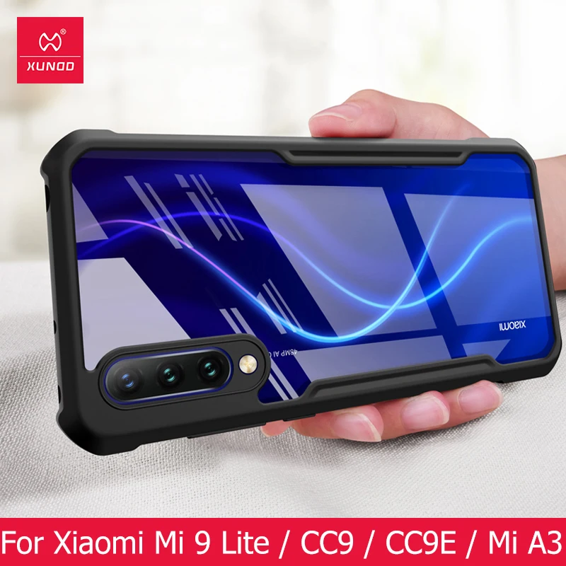 2019 для xiaomi mi cc9 cc9e cc 9 e прозрачный акриловый + ТПУ XUNDD чехол телефона CC9mt Meitu Edition