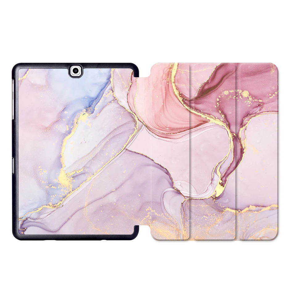 MTT мрамор из искусственной кожи чехол для samsung Galaxy Tab S2 9,7 ''SM-T810 T815 T813 T819 Флип Стенд Смарт чехол для планшета Авто Режим сна/пробуждения - Цвет: SS02